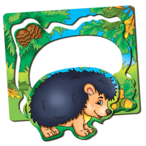 Детская настольная игра "Кто где живет?" 81145, 12 животных (81145)