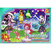 Дитячий пазл класичний "Enchantimals" EA203 постер 70 елементів (EA203)
