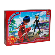 Дитячий пазл класичний "Леді Баг" LB1007 постер 70 елементів (LB1007)