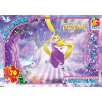 Дитячий пазл класичний "Рапунцель" TA009 постер 70 елементів (TA009)