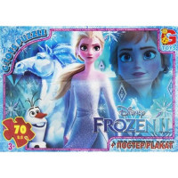 Дитячий пазл "Frouzen Крижане Серце" FR028 постер 70 елементів (FR028)