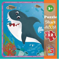 Дитячий пазл "В океані" LO2, 12 елементів 20 х 21 см (LO2)