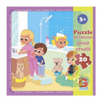 Дитячий пазл "Дитячий майданчик" LX12, 20 елементів 20 х 21 см (LX12)