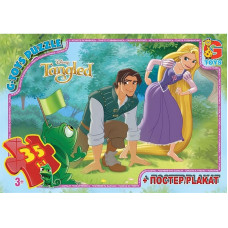 Дитячий пазл "Рапунцель" TA012 плакат 35 елементів (TA012)