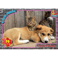 Дитячий пазл "Домашні улюбленці" AN136 плакат 70 елементів (AN136)