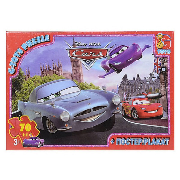 Дитячий пазл "Тачки" Z10217 плакат 70 елементів (Z10217)