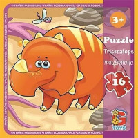Дитячий пазл "Динозаври" LD03, 16 елементів (LD03)