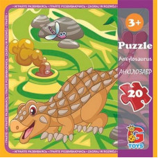 Дитячий пазл "Динозаври" LD06, 20 елементів (LD06)