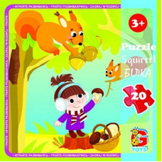 Дитячий пазл "Лісові мешканці" LR06, 20 елементів (LR06)