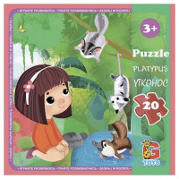 Дитячий пазл "Зоопарк" LZ09, 20 елементів (LZ09)