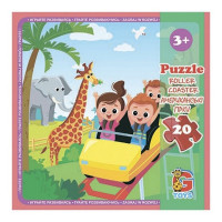 Дитячий пазл "Зоопарк" LZ13, 20 елементів (LZ13)