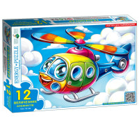 Пазл дитячий Вертоліт 88182, 12 великих елементів (88182)