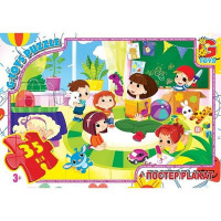 Дитячий пазл "Дитячий садочок" GF09 постер 35 елементів (GF09)