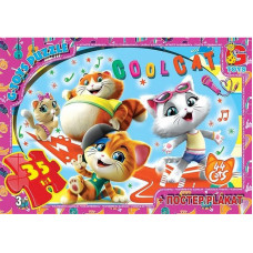 Дитячий пазл "44 кошеняти" YT50 постер 35 елементів (YT50)