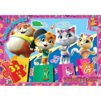 Дитячий пазл "44 кошеняти" YT55 постер 35 елементів (YT55)