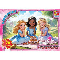 Дитячий пазл "Принцеси" PR04 постер 70 елементів (PR04)