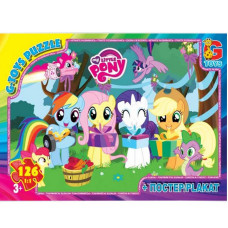 Дитячий пазл "My little Pony" MLP012 постер 117 елементів (MLP012)