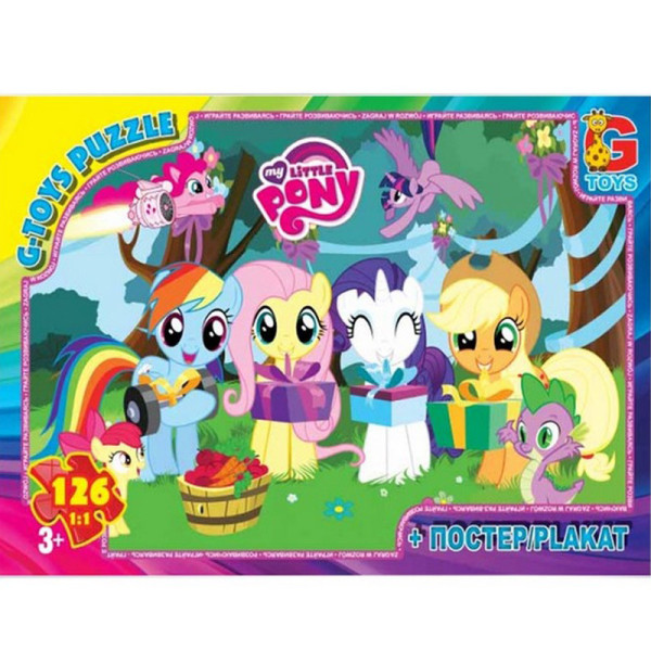 Дитячий пазл "My little Pony" MLP012 постер 117 елементів (MLP012)