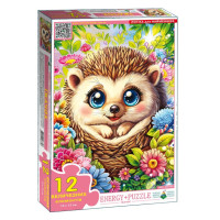 Дитячий пазл "Їжачок" Енергія Плюс 88328, 12 елементів (88328)