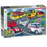 Дитячий пазл "Машини помічники" Енергія Плюс 88359, 24 великих елемента (88359)