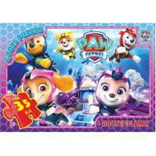 Дитячий пазл "Paw Patrol" PW08906 постер 35 елементів (PW08906)