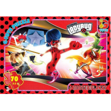 Дитячий пазл "Леді Баг" LB1022 постер 70 елементів (LB1022)