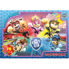 Дитячий пазл "Paw Patrol" PW08911 постер 70 елементів (PW08911)