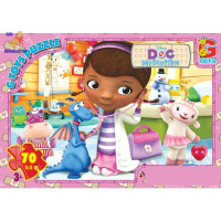 Дитячий пазл "Лікар Плюшева" DP00642 постер 70 елементів (DP00642)