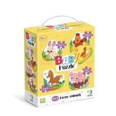 Дитячий пазл 4 в 1 "Baby puzzle. Сільські тварини" 300686 набір 4 в 1 (300686)