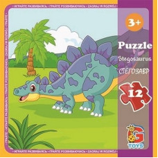 Пазлы детские "Динозавры" LD08, 12 элементов(LD08)