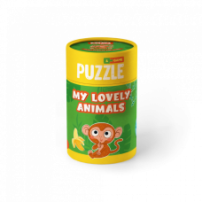 Дитячий пазл/гра Mon Puzzle "Мої чарівні тварини" 200104, 6 двосторонніх пазлів на 4 елементи