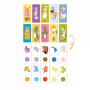 Дитячий пазл /гра Mon Puzzle "Кольорові тварини" 200100, 10 пазлів по 2 елементи