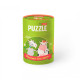 Дитячий розвиваючий пазл "Хто живе на фермі" Mon Puzzle 200107, 2 пазла по 2 елементи