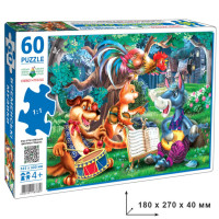 Детский пазл "Братья Гримм Бременские музыканты" Энергия Плюс 83880 на 60 элементов(83880)
