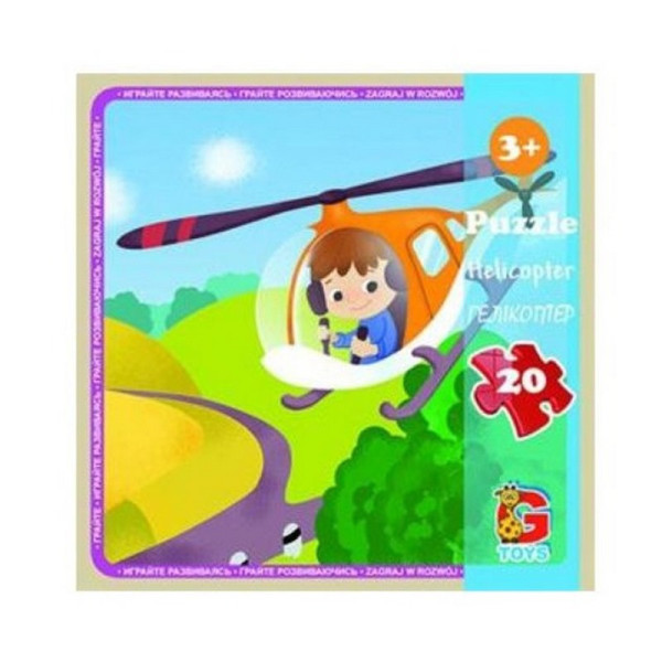 Детский пазл "Транспорт" LT06, 20 элементов(LT06)