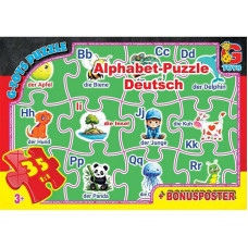 Детский пазл "Немецкая Азбука" ABC03 плакат 35 элементов(ABC03)