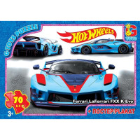 Пазли дитячі "Hot Wheels" FW716, 70 елементів (FW716)