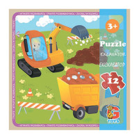 Пазлы детские "Транспорт" LT07, 12 элементов(LT07)