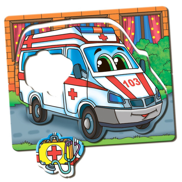 Детская настольная игра "Транспорт. Спецмашины" 81152, 12 карточек(81152)