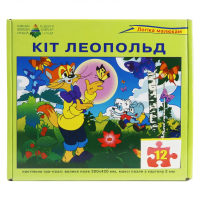 Пазлы "Кот Леопольд" 82180-12 12 деталей