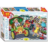 Детские Пазлы "Гонщики"  83316 ЕГ-05 88 элементов