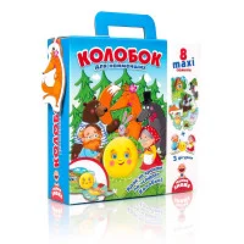 Макси пазлы "Колобок" для самых маленьких VT2909-09 (укр)