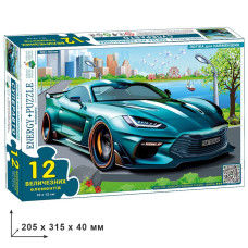 Детские пазлы "Супер авто" 82036 из 12 деталей(82036)