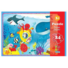 Пазл детский "Океан" FA02 плотный картон 24 элемента(FA02)