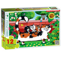 Пазл дитячий Тато Кіт 88229, 12 великих елементів (88229)