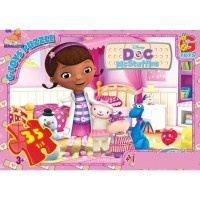 Дитячий пазл "Лікар Плюшева" DP00640 постер 35 елементів (DP00640)