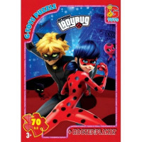 Пазли дитячі "Леді Баг" LB1002, 70 елементів (LB1002)