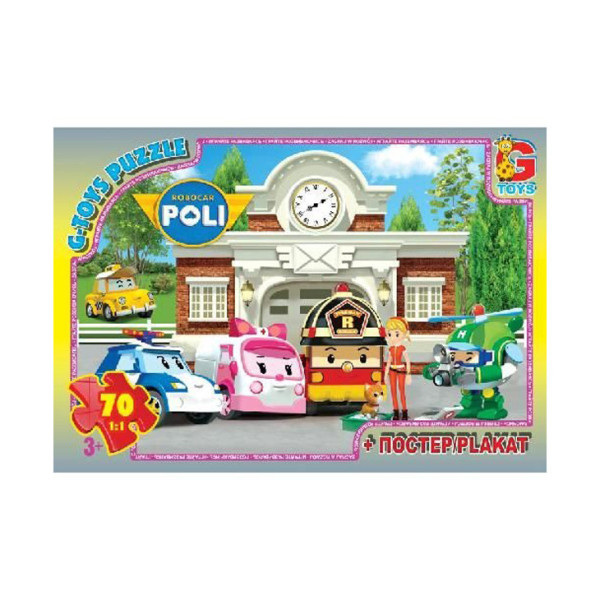 Пазли дитячі "Робокар Полі" RR067437, 70 елементів (RR067437)