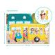 Пазли «Суєта біля автобуса» DoDo Toys 300551 60 ел.