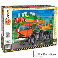 Дитячий пазл "Автокран" Енергія Плюс 85655 на 60 елементів (85655)
